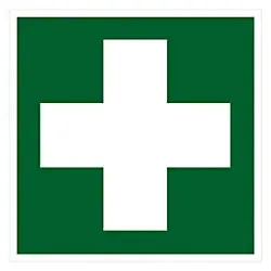 Seco Schild Erste Hilfe Zum Ankleben Kunststoff 20 x 20 cm SP096SRP-200X200