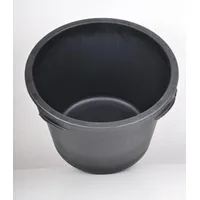 BURI Mörtelkübel Maurerkübel 90/65 / 40 Liter schwarz, Größe:40 Liter