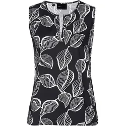 bonprix Viskose Blusentop, schwarz, 46, Viskose