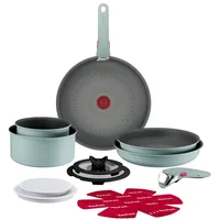 Tefal - 15-teiliges Kochgeschirr-Set INGENIO HALO - Grün