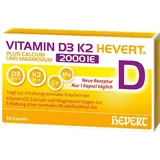 Hevert-Arzneimittel Vitamin D3 K2 Hevert+Calcium U.magnes.2000 IE