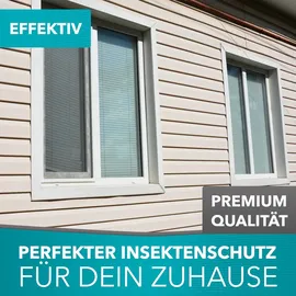 APANA Insektenschutz Fenster 40 x 60 cm weiß