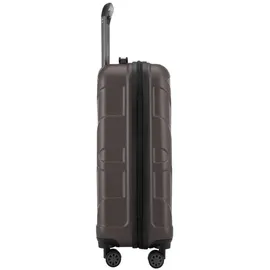 suitline Hartschalenkoffer Trolley 4-Rollen Cabin 55 cm / 34 l titan