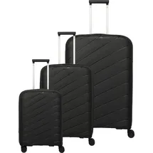 Travelite Burano Koffer-Set 3-tlg. schwarz
