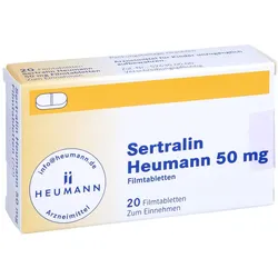 Sertralin Heumann 50 mg Filmtabletten 20 St