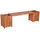 Garden Pleasure Vanda 150 x 30 x 40 cm Braun