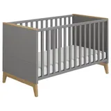 Paidi Babybett Sten, 70 x 140 cm Dekor Grau