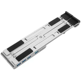 Targus AWU100205GL Notebook-Ständer höhenverstellbar, USB-Hub-Funktion