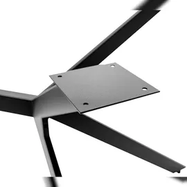 CLP Tischbeine Cascada I Tischgestell Für DIY-Projekte I Pulverbeschichteter Stahl