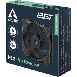 Arctic P12 Pro Reverse Schwarz