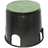 Heitronic Bodeneinbaudose Schwarz, Grün