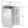 Vormann Anschraub Pfostenträger 175 x 148 x 91 mm Grau/Stahl
