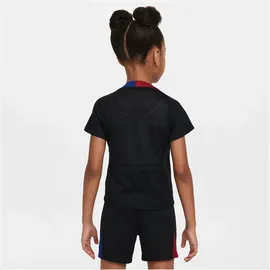 Nike FC Barcelona Dri-FIT Academy Pro kurzarm Trainingsshirt Kinder 010 black/noble red/lt orewood brn L 116-122 cm