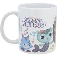 Stor GABBY'S Dollhouse Keramiktasse, 325 ml, in Geschenkbox, bunt,