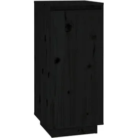 vidaXL Schuhschrank 35 x 80 x 35 cm schwarz / schwarz