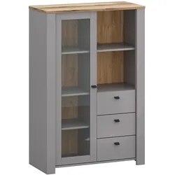 Feldmann-Wohnen Vitrine Latour Vitrine Latour – mit Glaseinsatz und 90x42x135 cm