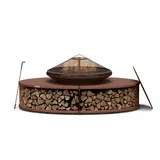 Blumfeldt Ebeko 3-in-1 Grillfunktion als Tisch nutzbar Grillrost & Robuster Stahl, Inkl. Funkenschutz Rost