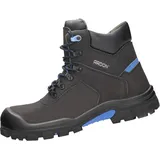 ARDON Rover S3 professionelle Arbeitsschuhe, stark, bequem, hoch, Kevlar pannensicher, wärmeisolierend; Schutz; wasserdicht; gemäß EN-20345; SRC; HRO; Nubuk; schwarz und blau; (42) - 42 EU