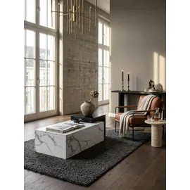 KADIMA DESIGN Schwarz Marmor 120 x 60 x 40 cm