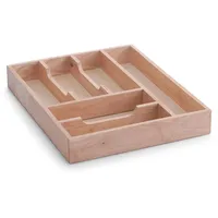 Zeller Besteckkasten Gummibaum 6 cm x 43 cm x