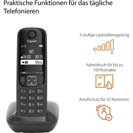 Gigaset AS690 Duo schwarz