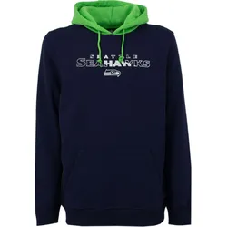 Pullover Hoodie Seattle Seahawks in Blau L