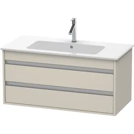 Duravit Waschtischunterschrank 2 Auszüge 100 x 48 x 47,5 cm Taupe Matt