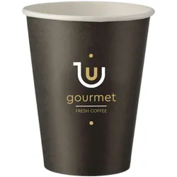 VEPATIM 200x Kaffeebecher CoffeeToGo Pappbecher Design GOURMET Fresh Coffee 300ml