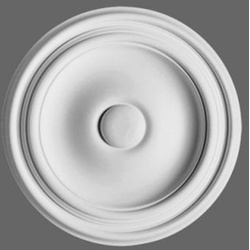 Casa Padrino Stuck Rosette 26 x 26 cm Deckenstuck Deckenrosette Stuckrosette Wandrosette