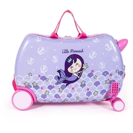 Milk Moo Soft Cuddles Milk&Moo Kinderkoffer Meerjungfrau, 21 L, Rosa/Lila - Lila/Rosa