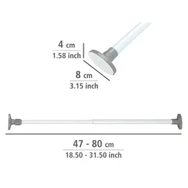 Wenko Teleskop-Klemmstange Herkules 47-80 cm