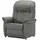 HIMOLLA Sessel 7706 Leder 101 x 112 x 101 cm Grau elektrisch