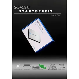 Hurricane MD25C3 1 TB USB-C silber