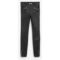 Next Skinny-fit-Jeans Beschichtete Biker-Jeans (1-tlg) bunt