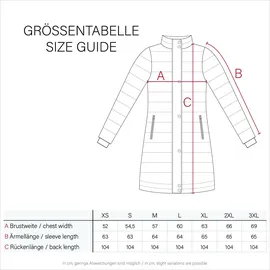 Marikoo Funktionsmantel Benikoo beige / schwarz XXL