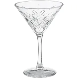 Pasabahce Satz von 4 Martini-Schalen Timeless Glas cl23