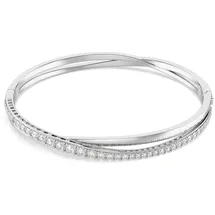 Swarovski Hyperbola Armreif, Weiss, 5565210, Größe M