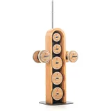 NOHRD WeightPlate Tower Eiche Kurz-und Langhantel-Set
