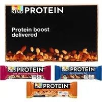 BE-KIND Proteinriegel Probierpaket, 8 Riegel, 8 verschiedene Sorten, je 50 g, pro Riegel 12 g Protein
