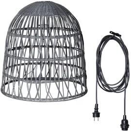 MARELIDA 1-flg. 48 cm Rattan Optik grau