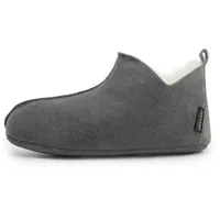 Hollert Lammfell Hausschuhe - Bali Fellschuhe Lederschuhe Bettschuhe Schuhgröße: EUR 38 Farbe: Grau/Weiß - Weiß - 38