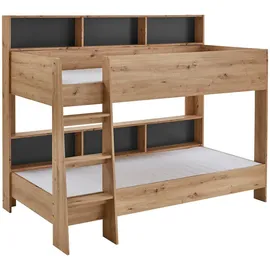 RELITA Etagenbett SWAY 90 x 200 cm Eiche braun