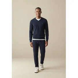 FYNCH-HATTON Pullover mit V-Ausschnitt Blau S