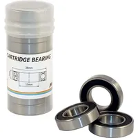 Union Kugellager 6001 2RS SB-verpackt 10 Stück Silber 12 x 28 x 8 mm