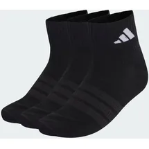 adidas Thin&Light Sportswear Knöchelsocken 3er Pack Black/White 43-45