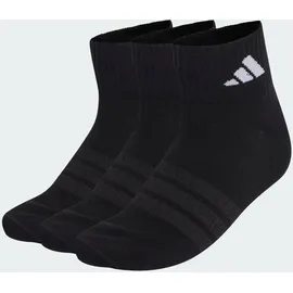 adidas Thin&Light Sportswear Knöchelsocken 3er Pack Black/White 43-45