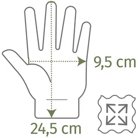 Prophete Fahrrad-Handschuhe in Universalgröße
