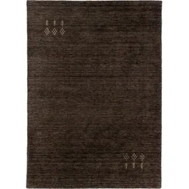 TEPGO Gabbeh-Teppich Tashi braun 90 cm x 160 cm