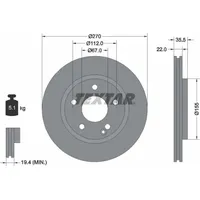 Textar Bremsscheibe PRO