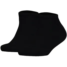 Tommy Hilfiger Kinder Sneaker Socken, Vorteilspack - Teen, TH, Baumwolle, Uni, 23-42 Schwarz 27-30 (Herstellergröße: 27)